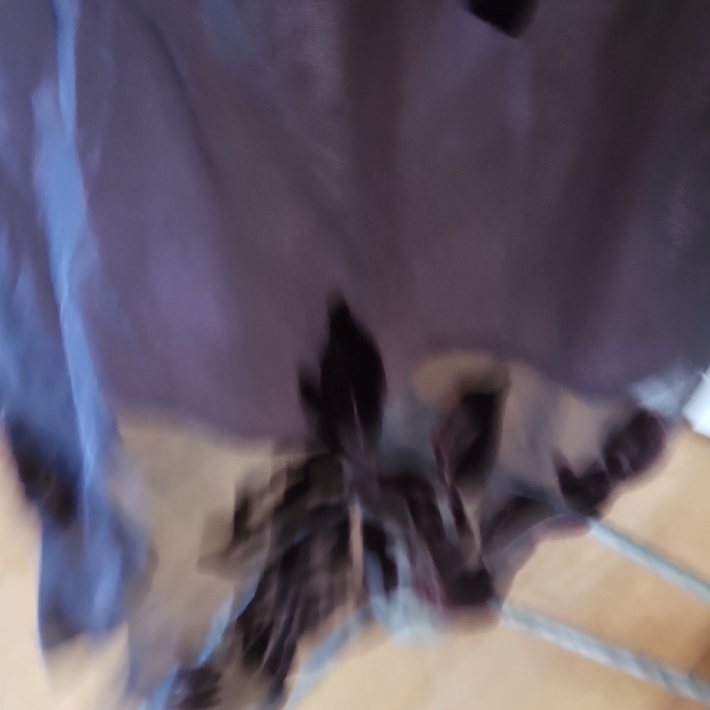 Robbie Bee Y2K Plum Velvet And Silk Beaded Dress - Picture 14 of 14
